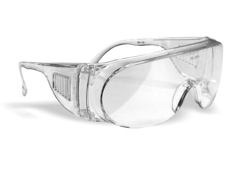 EXTRA WIDE CLEAR LENS SAFETY GLASSES