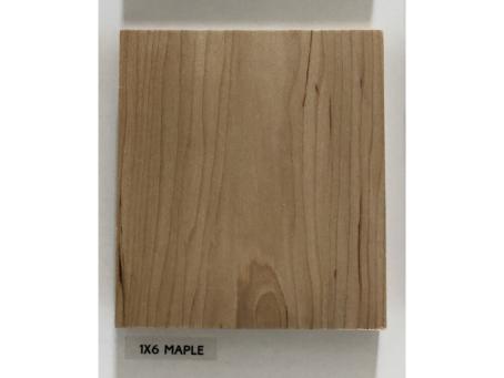 1x6-08 S4S CLEAR MAPLE
