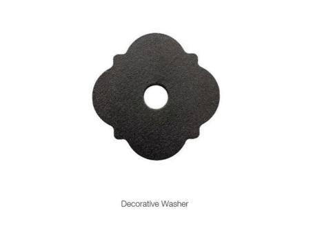 OUTDOOR ACCENTS DECORATIVE WASHER BLACK