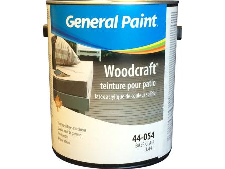 GP WOODCRAFT SOLID LATEX DECK STAIN CB 1G