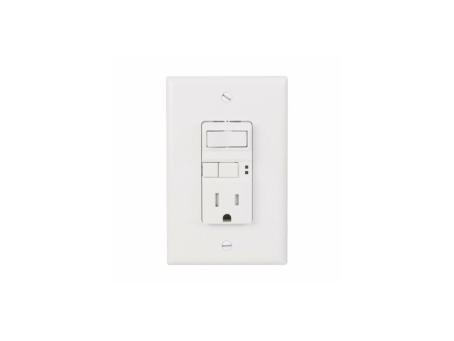 GFCI RECEPTACLE/SWITCH COMBO WHITE