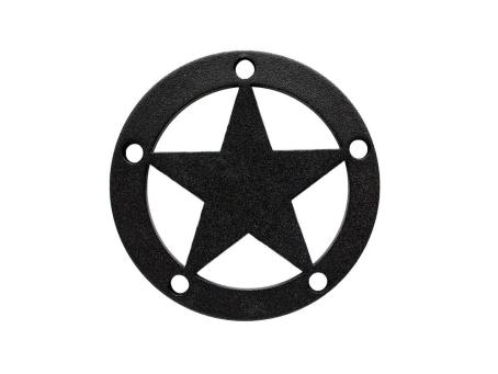 OUTDOOR ACCENTS DECORATIVE STAR BLACK
