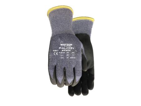 WATSON STEALTH FALCON NITRILE COATED 15GG CUT RESISTANCE GLOVES XLARGE