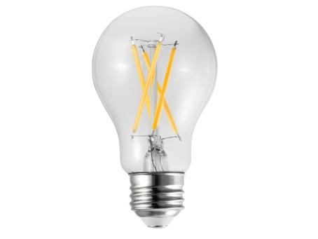7w LED DIMMABLE DAYLIGHT A19 CLEAR FILAMENT BULB