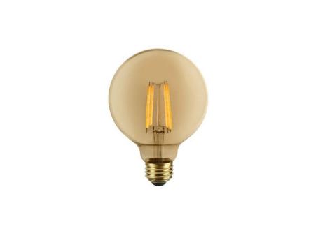 4.5w LED DIMMABLE AMBER VINTAGE G25 BULB