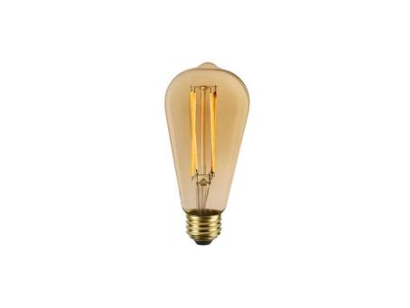 5.5w LED DIMMABLE AMBER VINTAGE ST19 BULB
