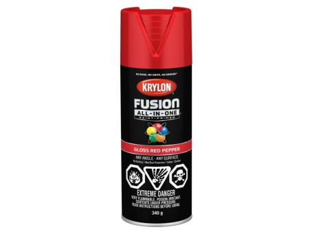 FUSION GLOSS RED PEPPER ALL-IN-ONE PAINT 340g