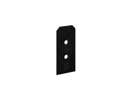 OUTDOOR ACCENTS AVANT 4x4 POST SIDE PLATE BLACK 2pk