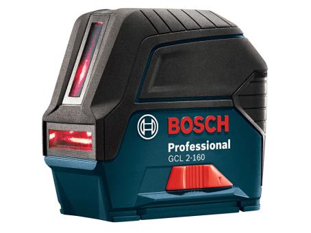 BOSCH RED BEAM SELF-LEVELING CROSS LINE COMBO LASER WITH PLUMB POINTS