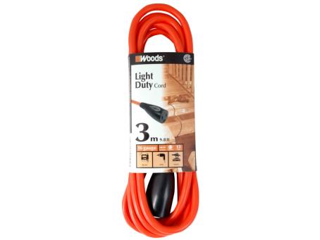 3m 16/3 LIGHT DUTY W/PROOF EXTENSION CORD