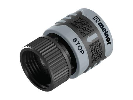 MELNOR QUICK CONNECT FEMALE COUPLING w/WATER STOP