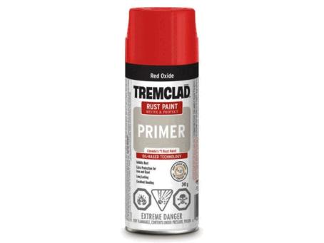 TREMCLAD RED OXIDE RUST PRIMER 340G
