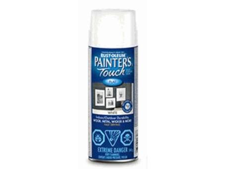 PAINTER'S TOUCH FLAT WHITE GENERAL PURPOSE PAINT 340G