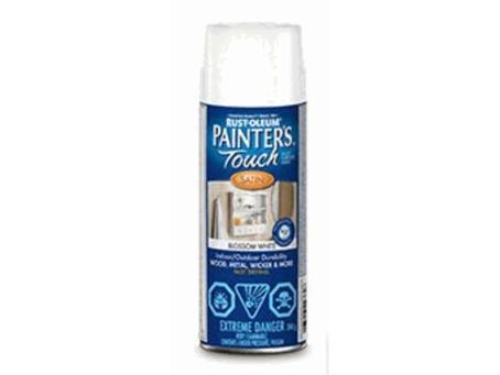 PAINTER'S TOUCH SATIN BLOSSOM WHITE GENERAL PURPOSE PAINT 340G