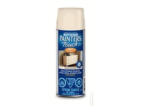 PAINTER'S TOUCH SATIN HEIRLOOM WHITE GENERAL PURPOSE PAINT 340G