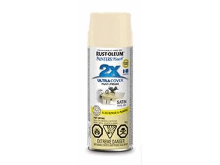 PAINTER'S TOUCH 2X SATIN IVORY SILK GENERAL PURPOSE PAINT 340G
