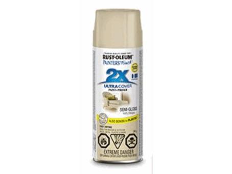 PAINTER'S TOUCH 2X SEMI-GLOSS IVORY BISQUE GENERAL PURPOSE PAINT 340G