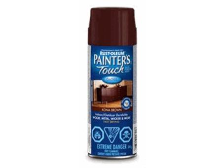 PAINTER'S TOUCH GLOSS KONA BROWN GENERAL PURPOSE PAINT 340G