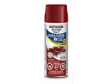 PAINTER'S TOUCH 2X GLOSS COLONIAL RED GENERAL PURPOSE PAINT 340G