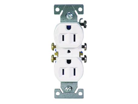 DUPLEX RECEPTACLE WHITE 10 PACK