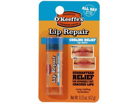 O'KEEFFE'S LIP REPAIR COOLING RELIEF 0.15OZ