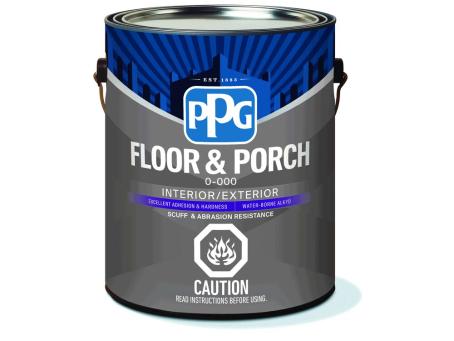 PPG PORCH & FLOOR INTERIOR/EXTERIOR GLOSS WATER-BOURNE ALKYD WHITE/PASTEL BASE 3.78L