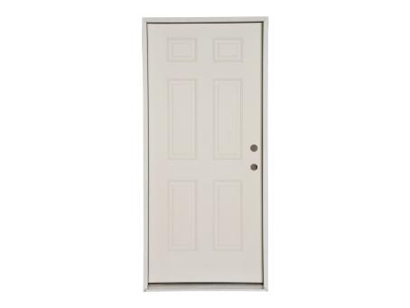 3/0x6/8 2x4 LH 6-PANEL FIBERGLASS DOOR