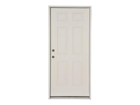 3/0x6/8 2x4 RH 6-PANEL FIBERGLASS DOOR