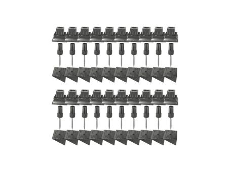 NUVO SURF MOUNT STAIR RAIL SQUARE BALUSTER ADAPTER 20pk