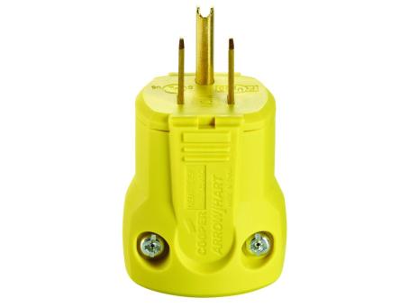 MALE PLUG END QUICK GRIP YELLOW