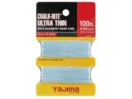 TAJIMA CHALK-RITE ULTRA-THIN REPLACEMENT LINE .5mm 100'