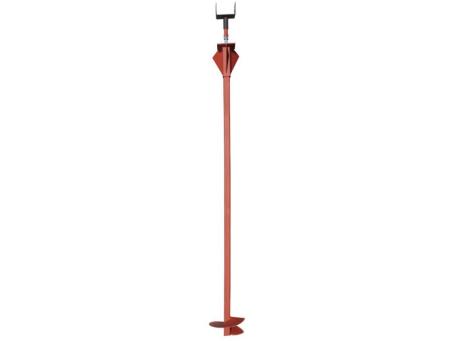 8' HD GROUNDHOG ANCHOR SUPPORT RED