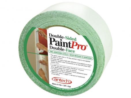 PAINTPRO 10-DAY DBL-SIDED PAINTERS TAPE 48mmx9.14m GREEN